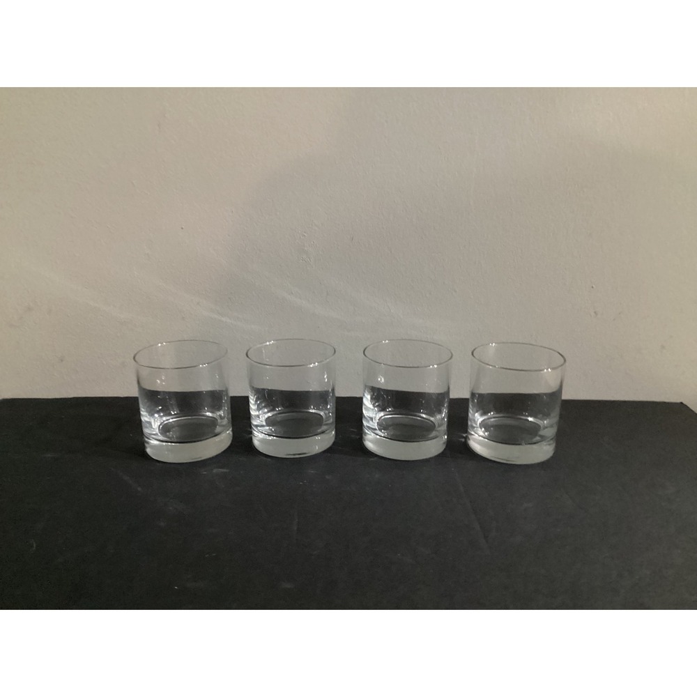 Libbey Heavy Base Clear Old Fashioned , Set of 4, Replacement Lowball Glasses